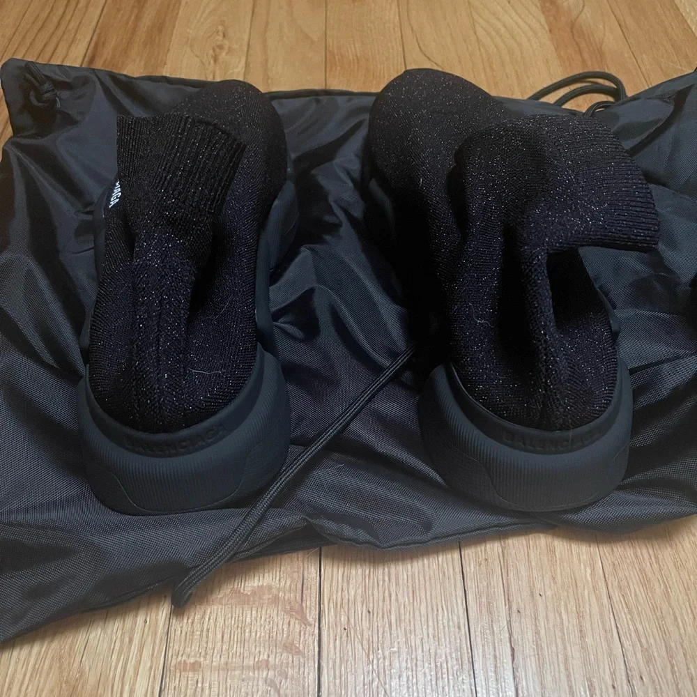 Balenciaga Black Sock Sneakers - Picture 5 of 7